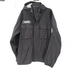 Burton ski Jacket Mens Large Black Snowboard Coat Waterproof Windproof Full Zip
